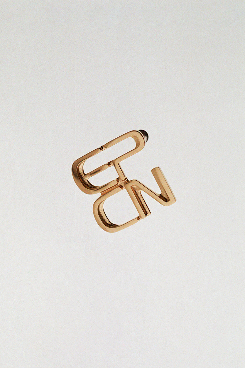 LOGO EARRING