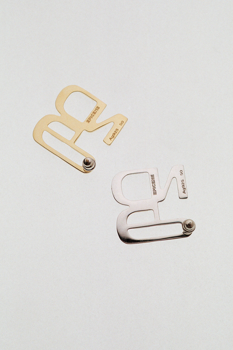 LOGO EARRING